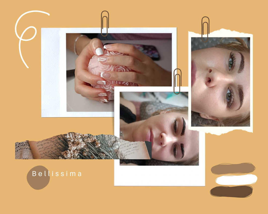 Bellissima #porec Obrve Korekcija obrva pincetom / voskom + bojanje kanom