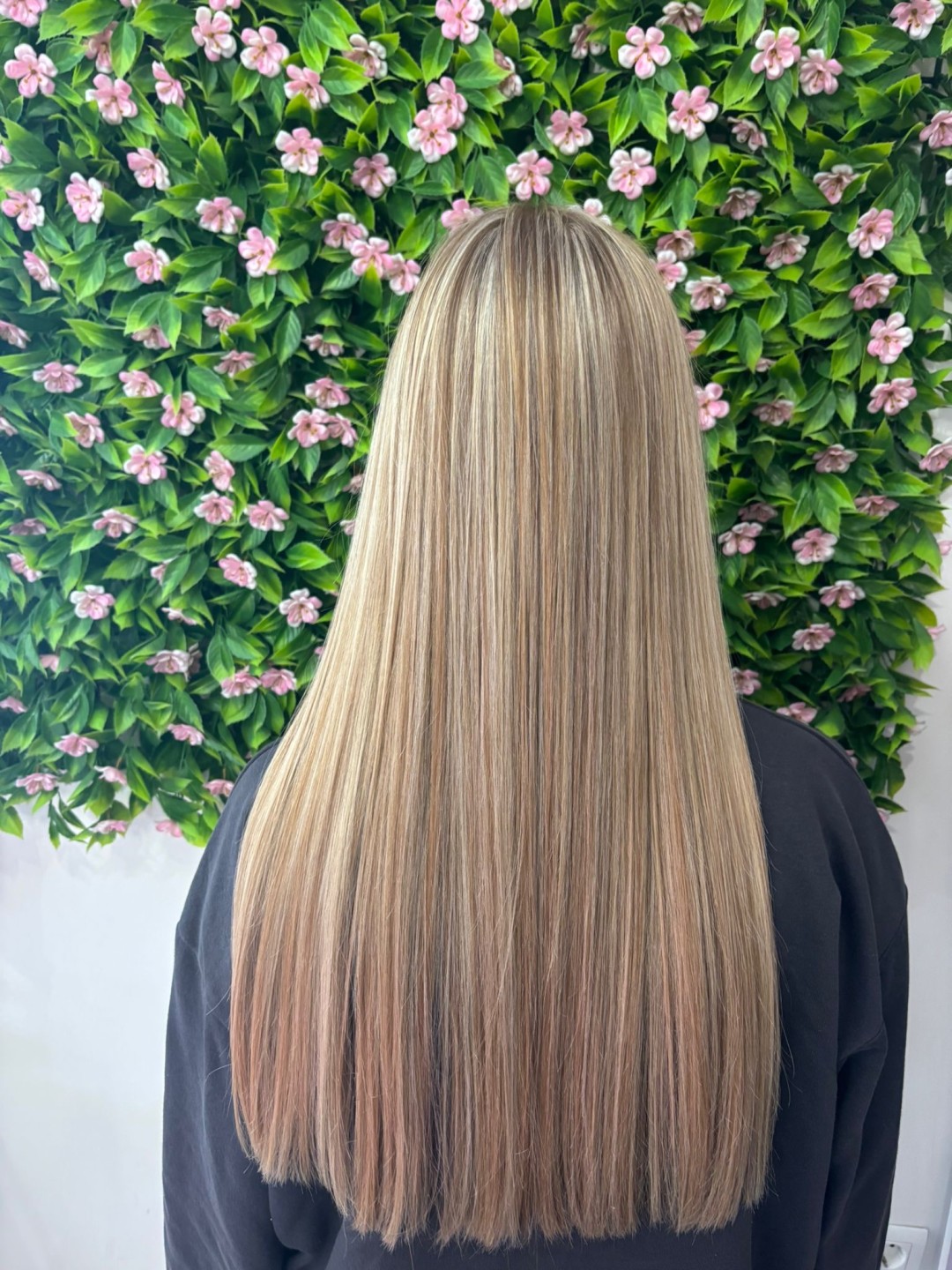 Balayage + preljev + frizura - duga kosa - Beauty Studio Amina, Zagreb Bojanje kose Frizerski saloni Bojanje kose, Zagreb, Gornja Dubrava