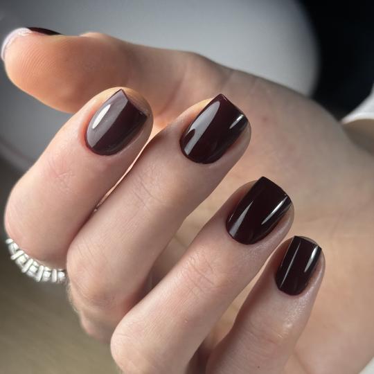 Balaniuk nails studio #zagreb Manikura Manikura + ojačavanje gelom + trajni lak - S dužina noktiju