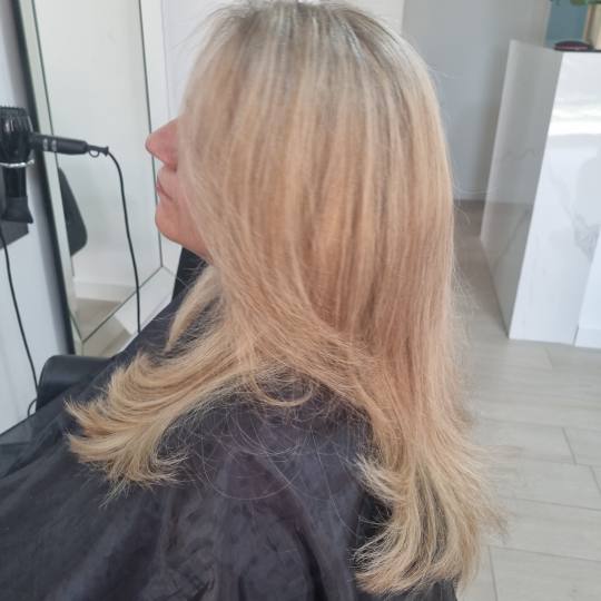 Split style centar #split Pramenovi Pramenovi na foliju - duga kosa