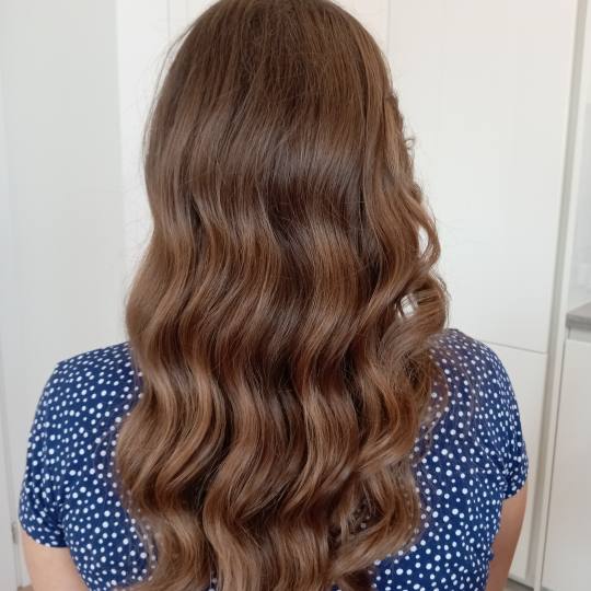 Hairlookboutique #zagreb Feniranje i stiliziranje Valovi - duga kosa