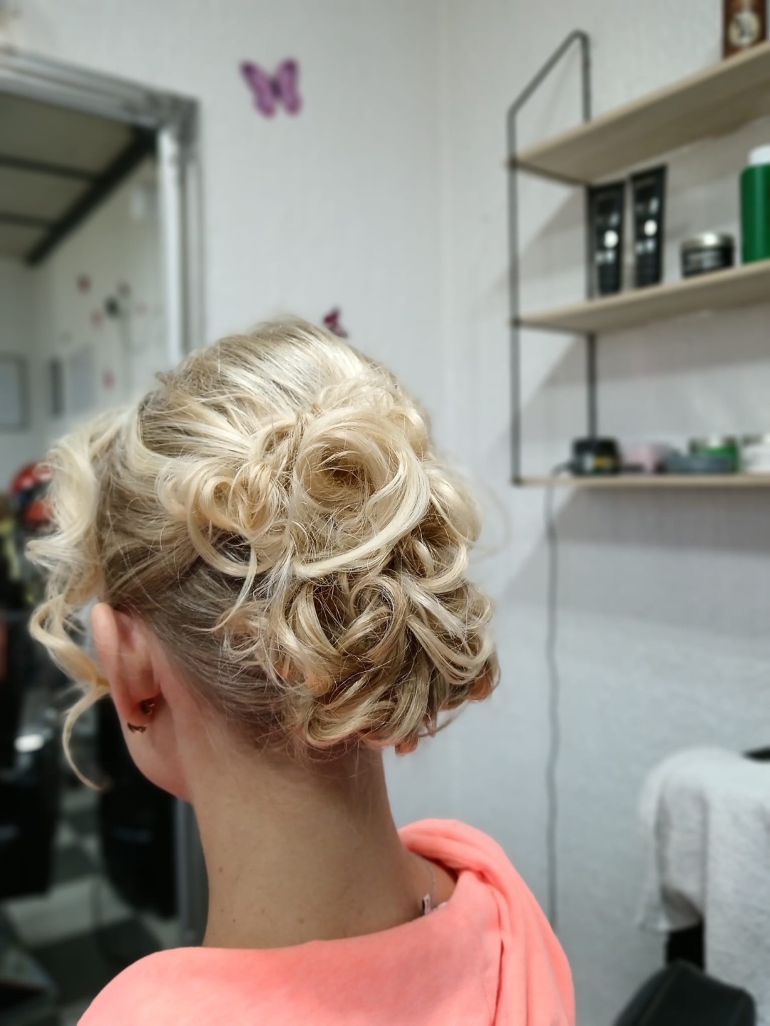 Studio Lara #velika-gorica Svečane i frizure za svadbu Punđa - poluduga kosa