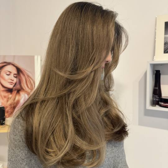 Lumine Studio #zagreb Bojanje kose Bojanje cijele dužine - duga kosa Bojanje + blow out