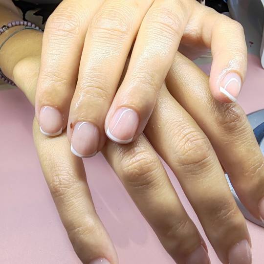 Beautique Nina #zagreb Gel lak KLASIČNA MANIKURA + GRADIVNI (OJAČANI) TRAJNI LAK