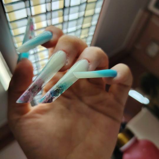 Empire Nails #zagreb Nadogradnja noktiju Ugradnja noktiju gelom - XXL dužina Ruski XXL badem sa gra