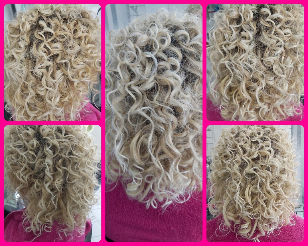 Afro kovrče - duga kosa - Frizerski studio Blondy, Ivanić-Grad Uvijanje, kovrče i valovi Frizerski saloni Uvijanje, kovrče i valovi, Ivanić-Grad, Obedišće