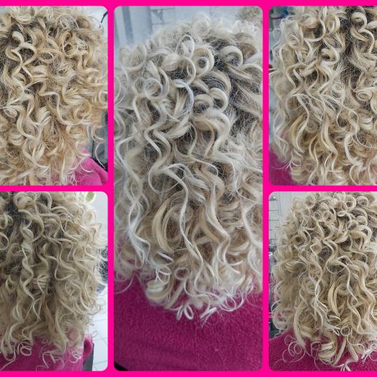 Frizerski studio Blondy #ivanic-grad Uvijanje, kovrče i valovi Afro kovrče - duga kosa #afrocurls