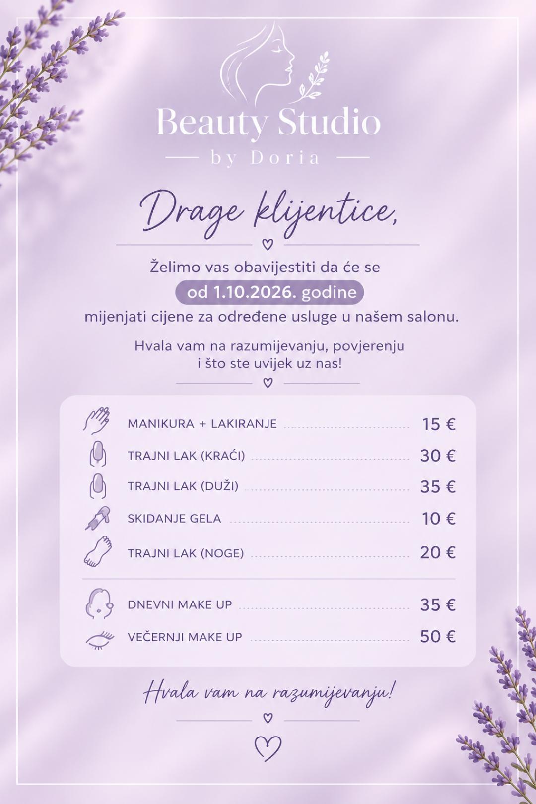 Beauty studio by Doria, Zagreb LookBook