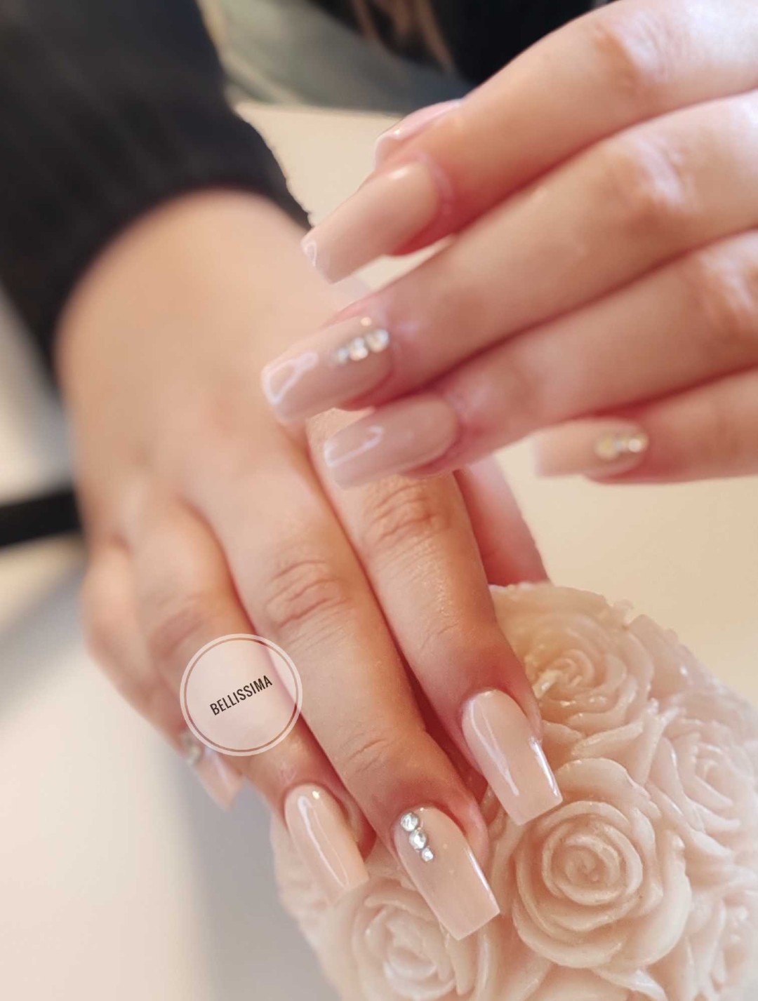 Bellissima #porec Izlivanje noktiju Produžavanje noktiju šablonama - L dužina