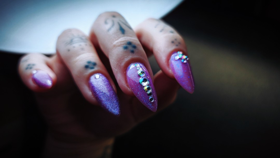 TINA NAIL ART STUDIO #velika-gorica Nadogradnja noktiju Ugradnja noktiju - L dužina