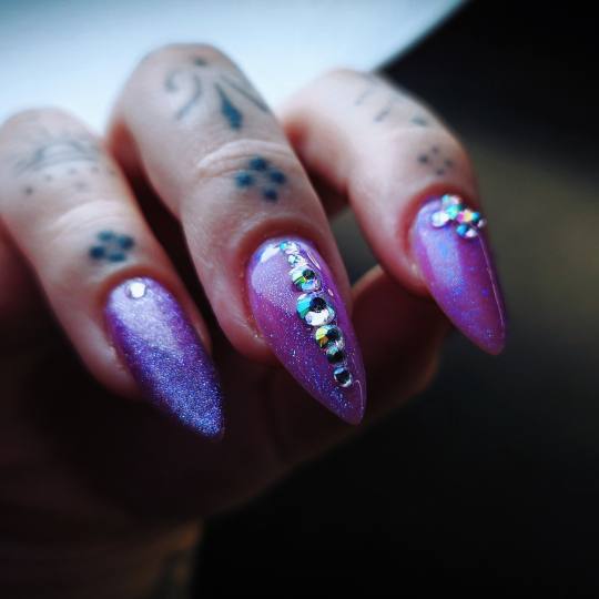 TINA NAIL ART STUDIO #velika-gorica Nadogradnja noktiju Ugradnja noktiju - L dužina