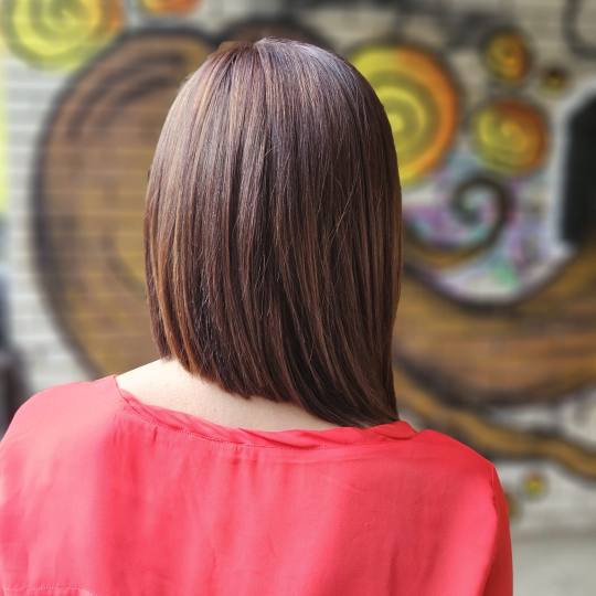 Mary 2M #zagreb Pranje kose Žensko šišanje + pranje kose - poluduga kosa Željeli smo malo druga