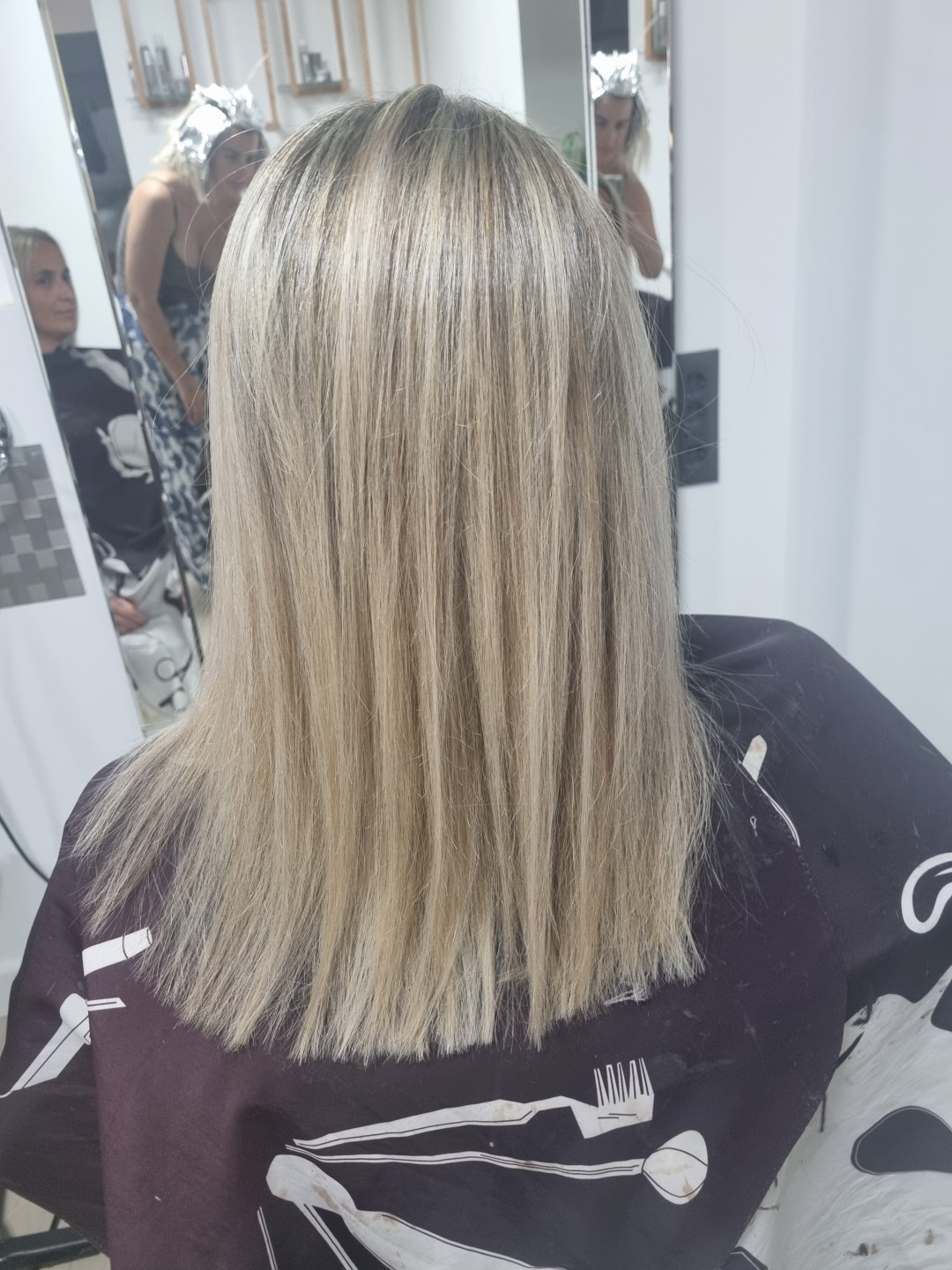 Split style centar #split Pramenovi Pramenovi na foliju - duga kosa