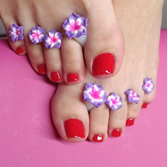 Beauty Studio Amina #zagreb Gel lak Ruska pedikura + trajni lak