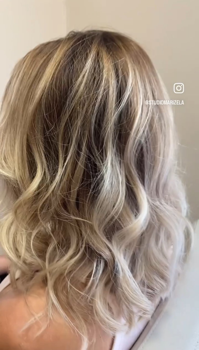 Marizela #zagreb Pramenovi Balayage pramenovi - kosa srednje dužine