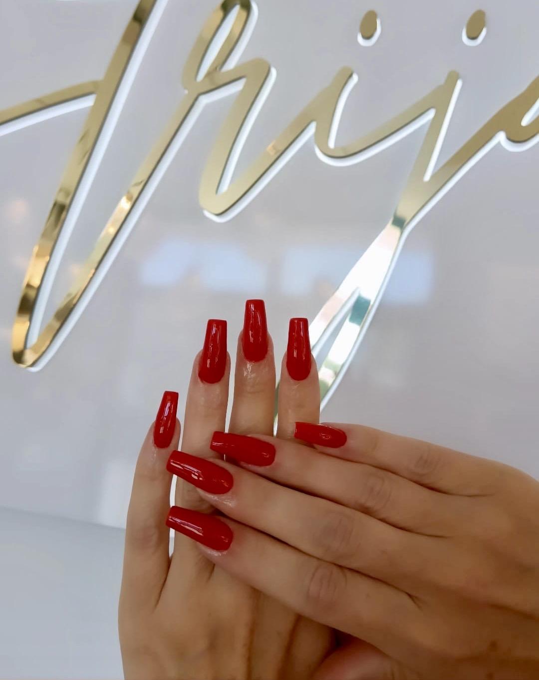 SABRINA STRIJA BEAUTY & SPA #zagreb Nadogradnja noktiju Nadogradnja/ nadopuna noktiju - L dužina