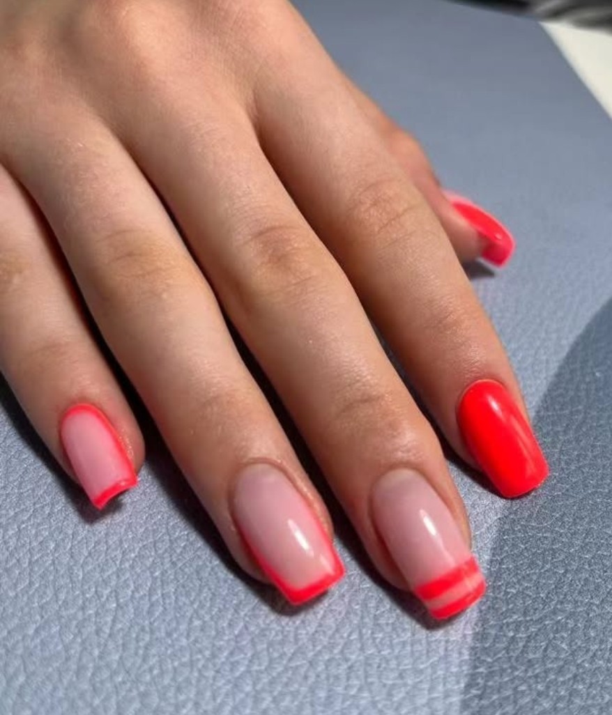 Luna Beauty studio #zagreb Manikura Nadopuna noktiju gelom+French vel.S,M