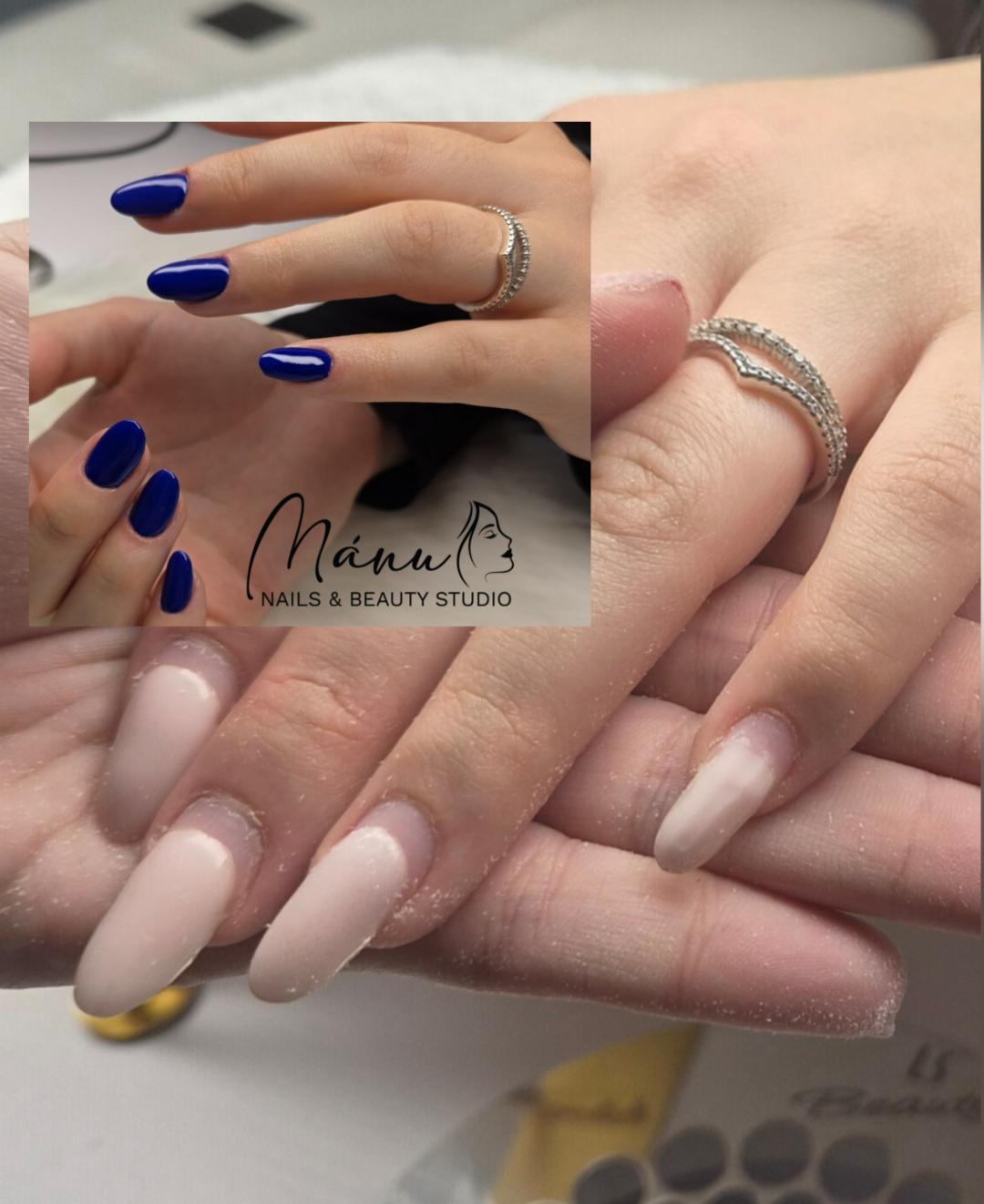 Nails & Beauty Studio Mánu #zagreb Manikura Manikura + gradivni trajni lak