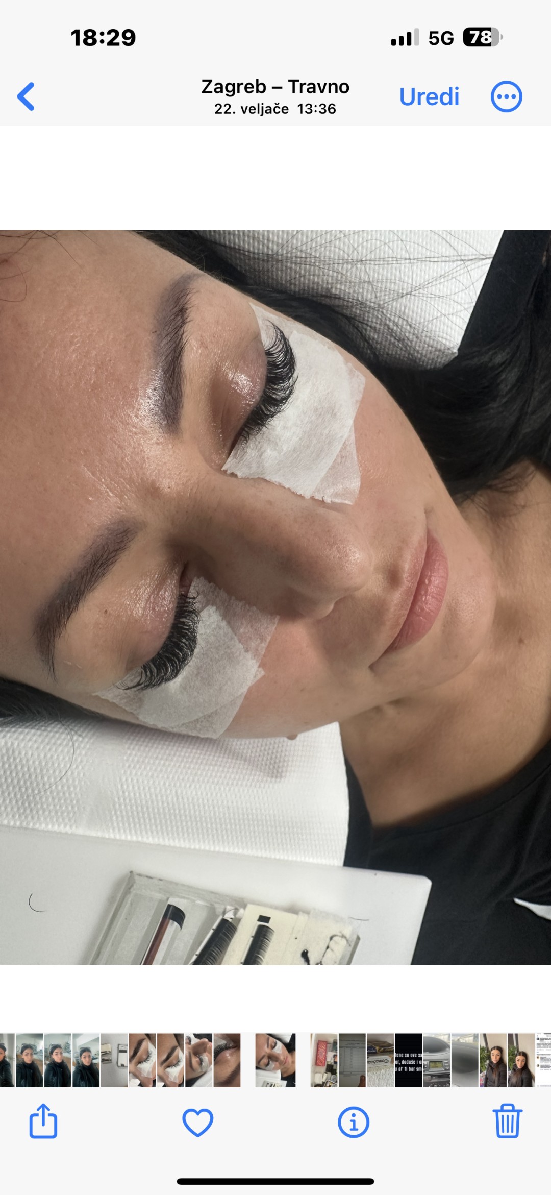 Bad Lilly #zagreb Nadogradnja trepavica Ugradnja volumenskih trepavica