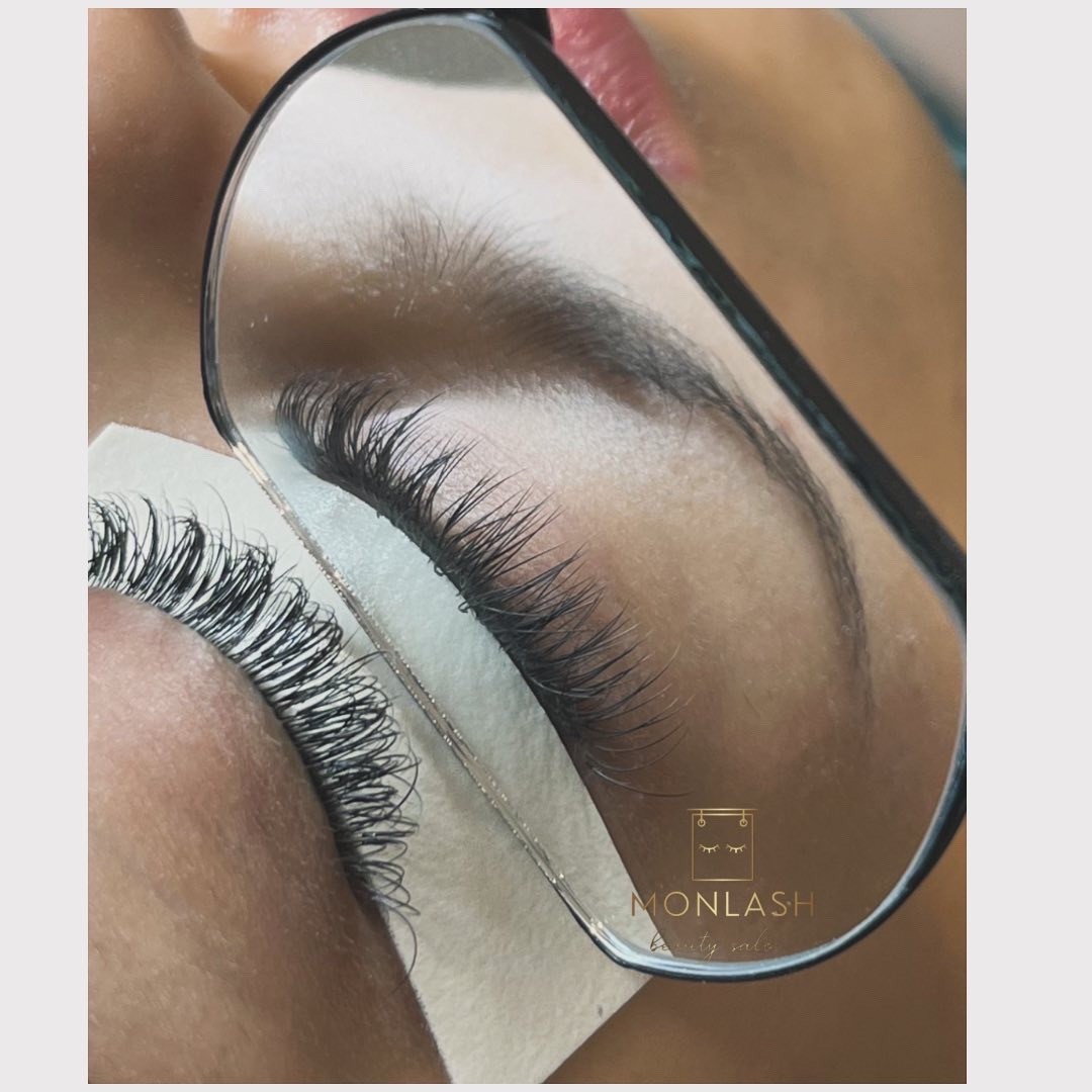 MonLash beauty salon #zagreb Nadogradnja trepavica Ugradnja volumenskih trepavica
