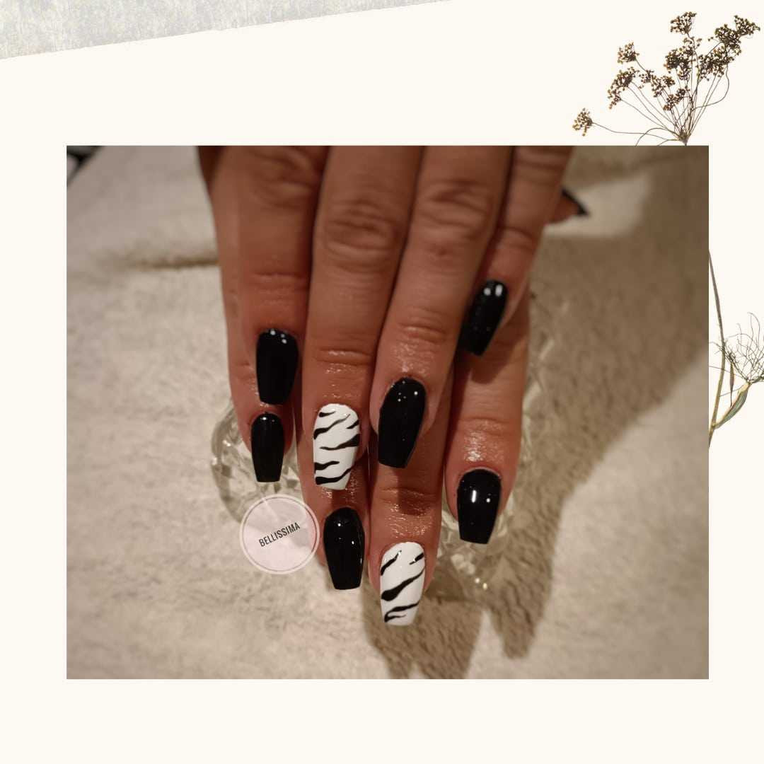 Bellissima #porec Izlivanje noktiju Produžavanje noktiju šablonama - M dužina