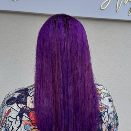SABRINA STRIJA BEAUTY & SPA #zagreb Bojanje kose Pramenovi na foliju CIJELA GLAVA + preljev + fenira