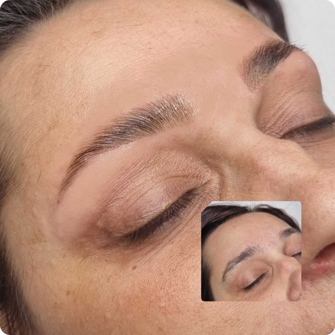 Gentle Beauty Atelier #slavonskibrod Obrve Korekcija obrva koncem / pincetom + bojanje