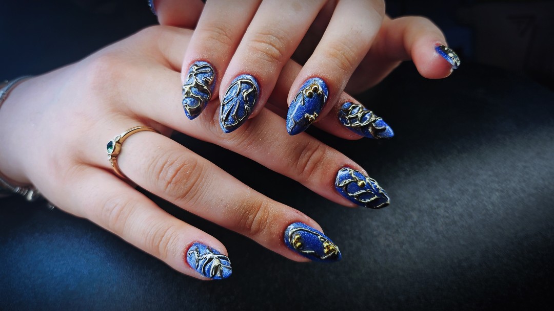 TINA NAIL ART STUDIO #velika-gorica Ukrašavanje noktiju Level MEDIUM nail dizajn - full set