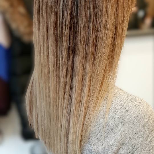 Glam on the Go #zadar Ombre, sombre, balayage Balayage + fen frizura - duga kosa