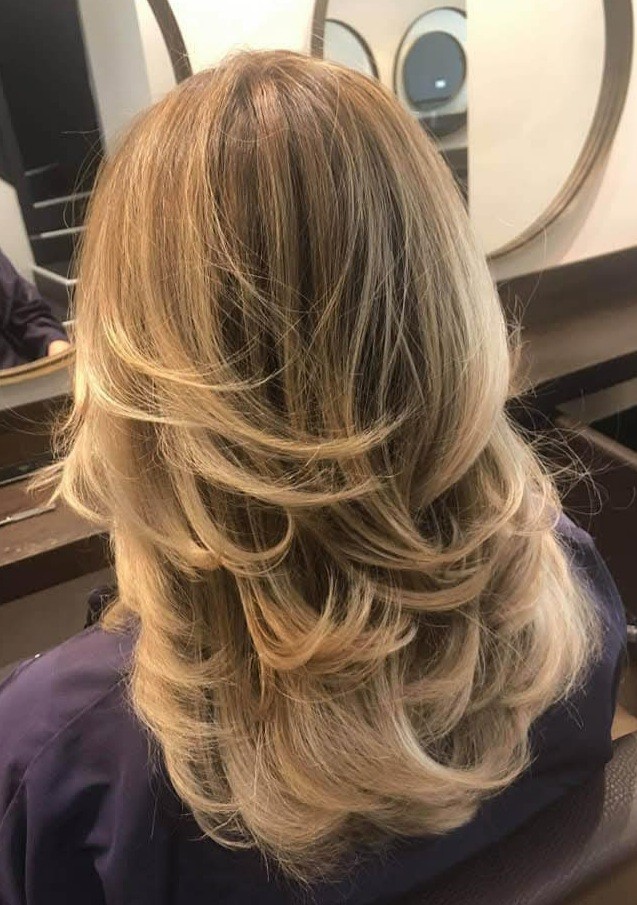 Kudos Hair #zagreb Ombre, sombre, balayage Balayage / Brazillian balayage / foliage cijele glave + preljev / toner - duga kosa