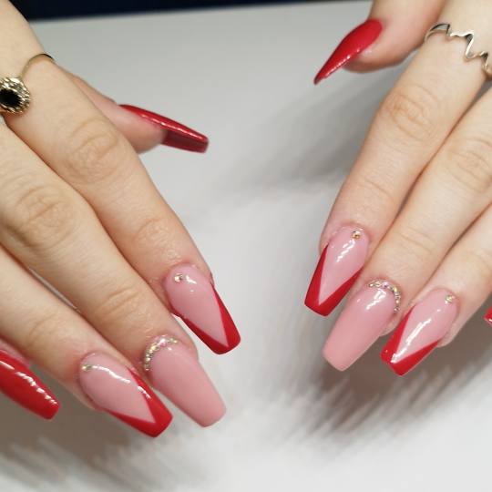 Mbeauty #zagreb Nadogradnja noktiju Nedopuna noktiju gelom - L dužina