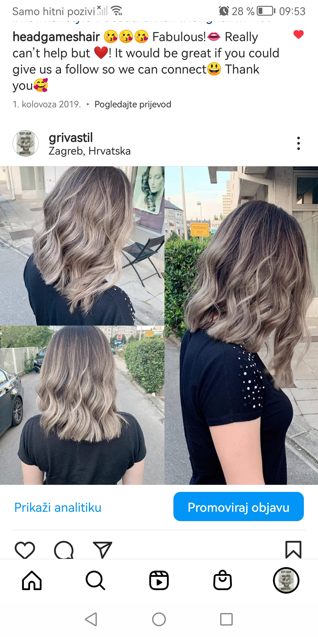 Griva stil #zagreb Ombre, sombre, balayage