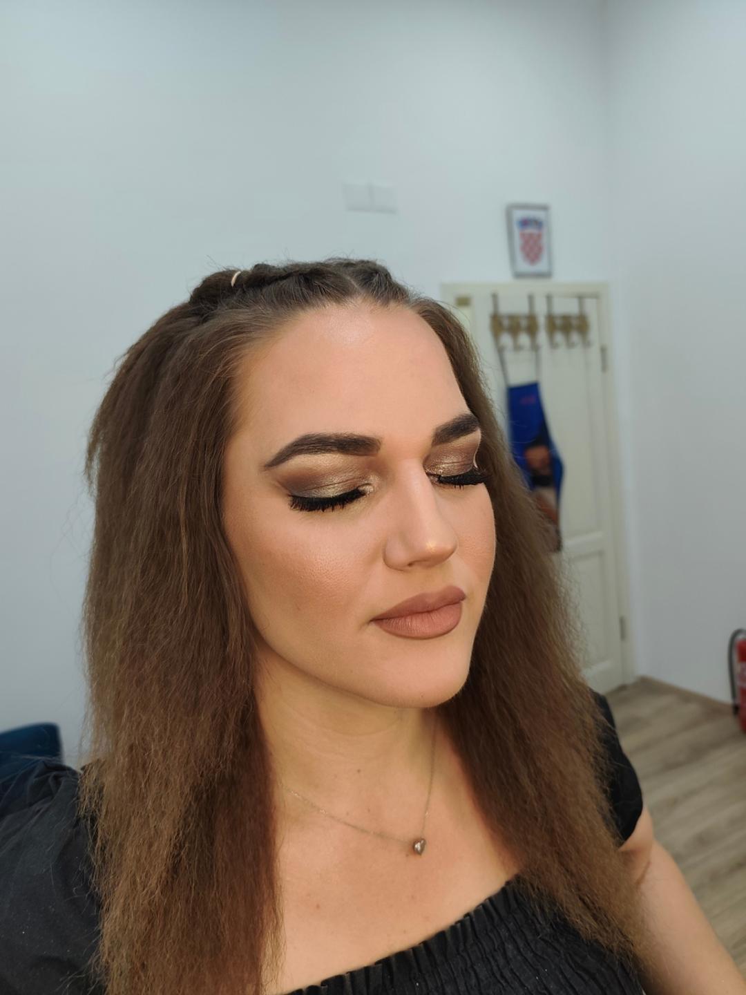 Ina Beauty Studio #rijeka Make-up / šminkanje Glam makeup + umjetne trepavice