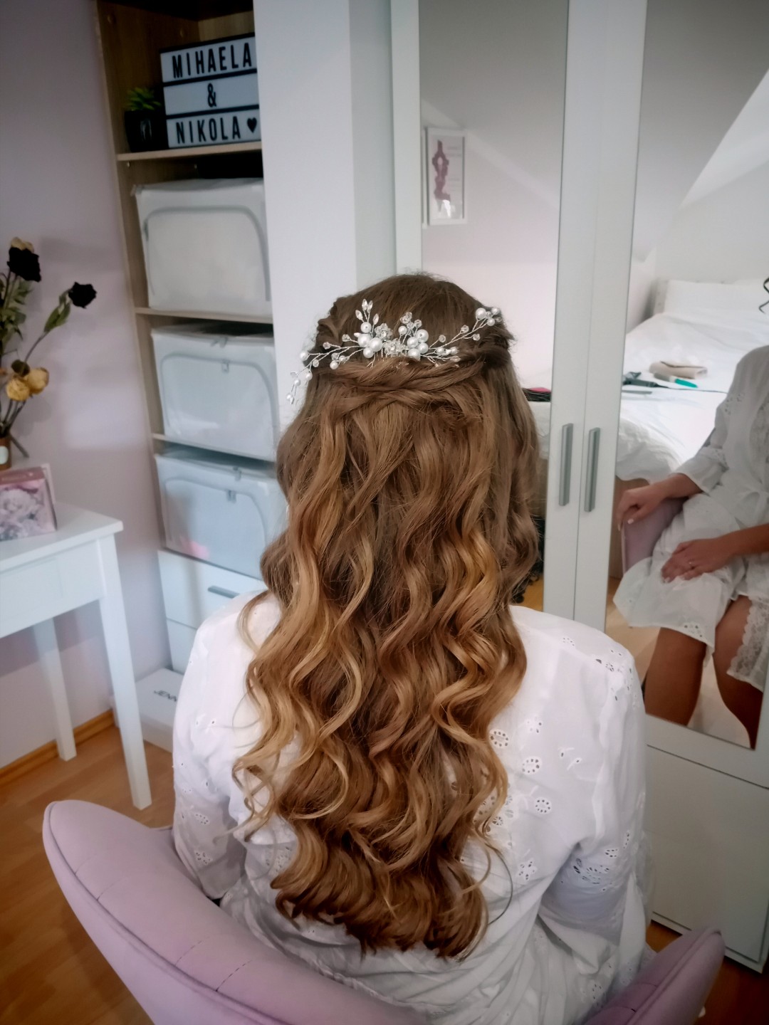 Hairlookboutique #zagreb Svečane i frizure za svadbu Vjenčana frizura - jednostavna