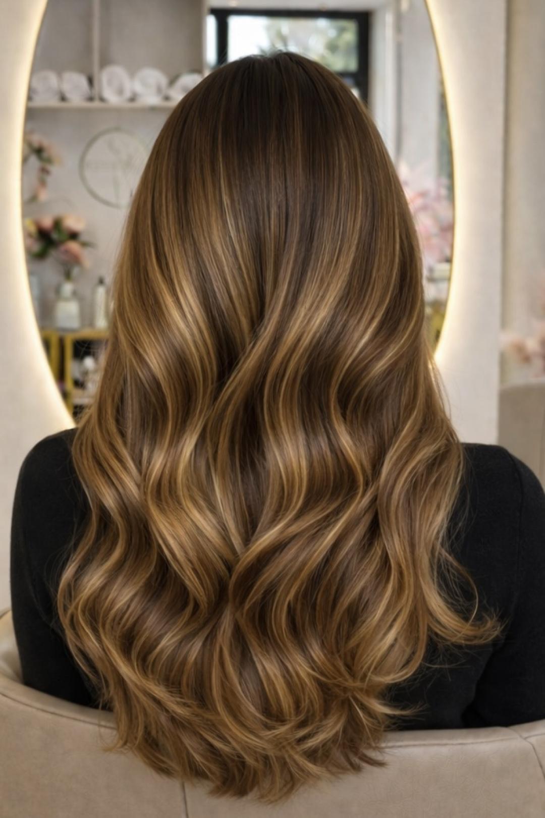 SABRINA STRIJA BEAUTY & SPA #zagreb Ombre, sombre, balayage Balayage + preljev + fen frizura - duga kosa