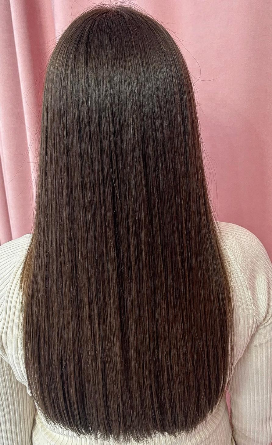 Feniranje na ravno - duga kosa - Beauty Studio Amina, Zagreb Feniranje i stiliziranje Frizerski saloni Feniranje i stiliziranje, Zagreb, Gornja Dubrava