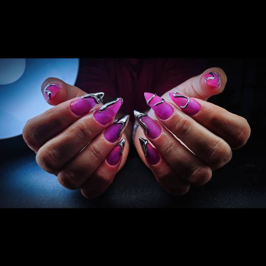 TINA NAIL ART STUDIO #velika-gorica Nadogradnja noktiju Nadopuna gela - XL dužina