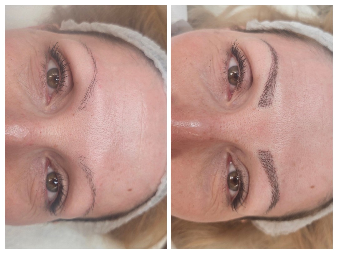 Cosmoderm & Centar Estetica #zagreb Trajna šminka Trajna šminka - iscrtavanje dlačica (hiper realistične obrve)