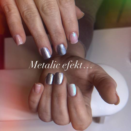 Head Spa #pula Gel lak Trajni lak - ruke Trajni lak- metalik efekt